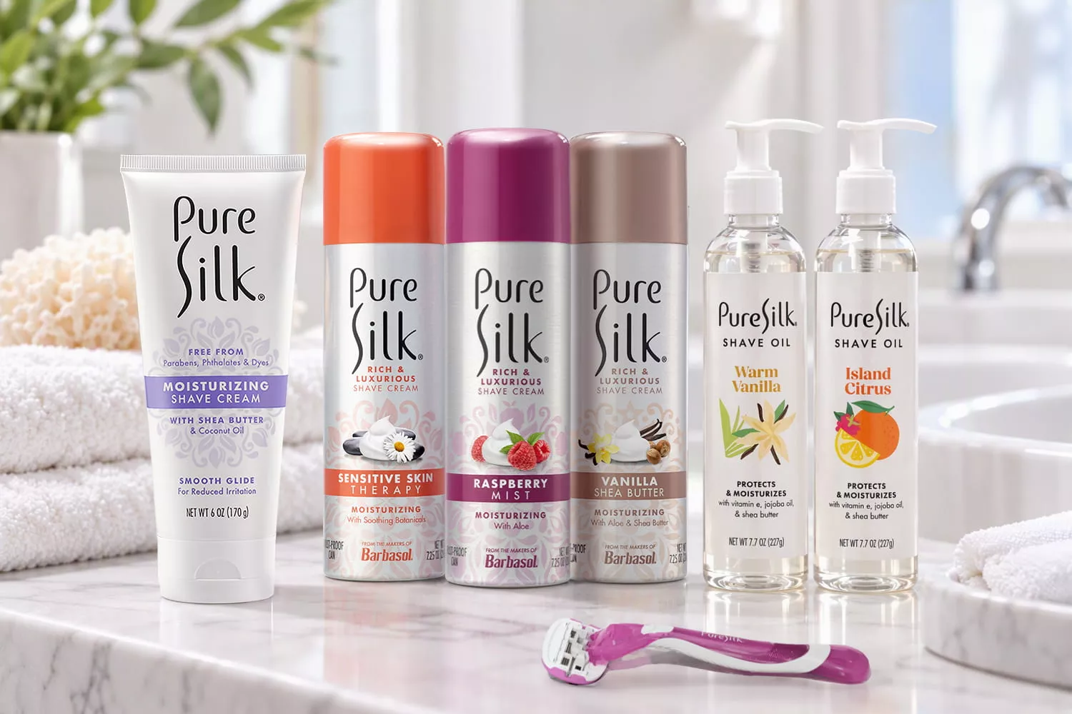 Pure Silk Lineup of Products
